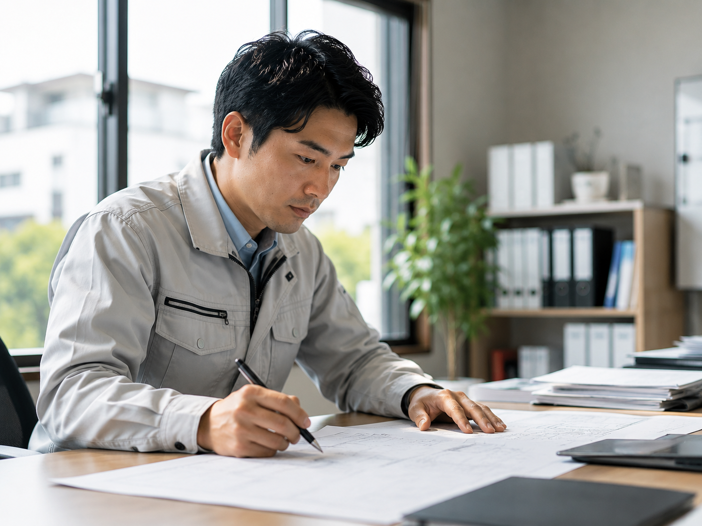 現場全体を見ながら動く